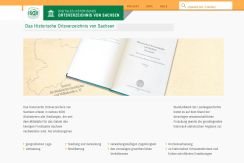 Screenshot Website Historisches Ortsverzeichnis